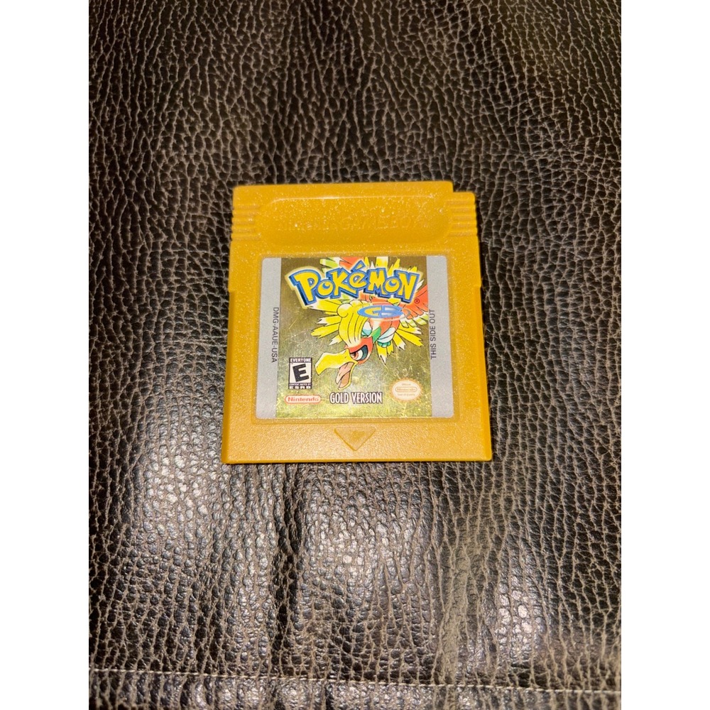 Pokémon Gold Version Nintendo Game Boy Color, 2000 – Authentic Loose Cartridge